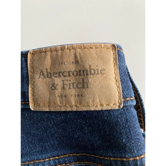 ABERCROMBIE & FITCH Skinny Jeans Sz 2/26 Dark Wash Blue Denim - Picture 4 of 8